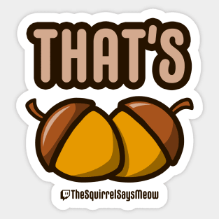 That's Nuts! Sticker